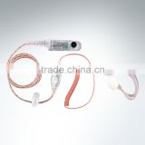 Transparent ear hook for two way radio