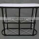 Promotional Aluminum Material Collapsible 2*2 Pop up Advertising Desk thumbnail-2