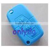 Silicone Car Key Cover for Mazda Mazda Remote Key Silicon Cover (blue)