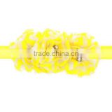 Chevron Shabby Chic Flower Headband Pear Rhinestone Lace Flower Hairband Little Girls Hair Bands thumbnail-6