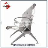 Expensive and Durable 304 Stainless Steel Waiting Row Chairs thumbnail-1