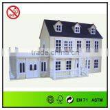 Cream Painted Big Toy Doll House Play Set thumbnail-1