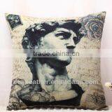 100% Short Soft Velvet Printed Cushion thumbnail-4