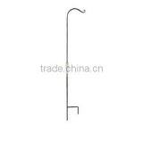 64 in Black Forged Shepherd Hook