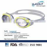 Legend - TPE Seal Colorful Frame Certificated Swimming Goggles