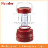 Good quality 24 LED solar lamp camping with build in battery