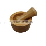 Bamboo Mortar & Pestle set