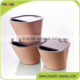 Eco-Friendly Unique Design Cheap China Desktop Plastic Decorative Trash Bin thumbnail-1