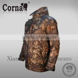 Top quality lightweight breathable hunting camo parka