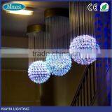 Mini One Ball Fiber Optic Sphere Light Chandelier thumbnail-5