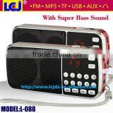 L-088 New mini mp3 speaker system manual, mp3 music player