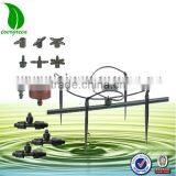 4 Way Maniflod 4 x 60cm Black Tube and 2.3 L/h Grey Angle Dripper thumbnail-1