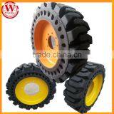 JLG Parts 70011176 12-16.5 33x12-20 Solid Tires With 0.5 Offset Rims