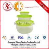 Disposable Round Plastic Bowl / Container With Lid