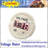Red LED Car Boat Digital Only Voltmeter thumbnail-1