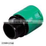 3/4" Plastic Male Garden Hose Quick Connector thumbnail-2