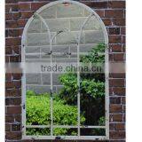 Decorative Rustic White Iron Mirror Wall thumbnail-2