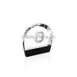 New Product! Popular Crystal Glass Clock for Wedding Gift thumbnail-1