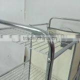 Vivinature New Design Laundry Carts Standard Wire Frame Metal Laundry Trolley Hamper thumbnail-2