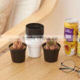 Round Clear Plastic Orchid Pot thumbnail-6