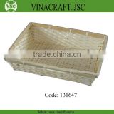 Natural bamboo baskets wholesale