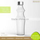 Metal Swing Top Clear Glass Bottles For Soda thumbnail-3