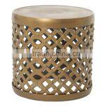 Copper Hammered Side Table thumbnail-4