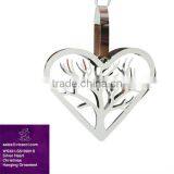 Hot Sale Silver Heart Xmas Hanging Ornament WS331-SS10001S thumbnail-1