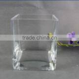 Transparent Glass Vase , Square Glass Flower Vase thumbnail-6