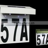 FQ-533 Solar LED Lighted Address Signs, House Number Plaques, Doorplate Light,led Movable Lighted Sign