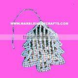 Tree Shape Elegant Christmas Decoration Ornament Embroidered thumbnail-1