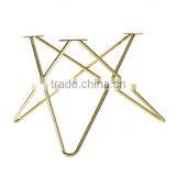 Elegant Furniture Brass PVD Solid Stainless Steel Glass Coffee Table thumbnail-4