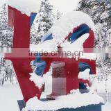 Large Outdoor Sculptures Metal Crafts Robert Indiana Sculpture Love thumbnail-4
