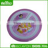 22.5cm 100% Melamine Princess 3 Partition Dinner Plate thumbnail-1