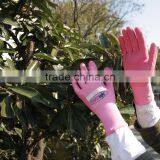 NMSAFETY EN388 Pink Nylon Liner Coated Pink Foam Latex on Plam / Industrial Gloves Good Performance thumbnail-1