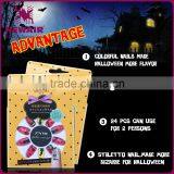 2017 New Fashion Dark Holloween Nail Art Tips thumbnail-2