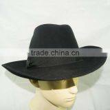 Fedora Men Hat Blank Design Wide Brim Men's Hats for Sale thumbnail-1