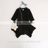 Red Black Girls Dress Autumn Winter Thick Velvet Cotton Children Clothing Long-Sleeved Kids Ruffles Dresses for Girls thumbnail-4