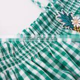 Wholesale Summer Girls New Design Stylish Check Blouse in 2017 thumbnail-4