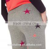 High Quality Ladies Star Print Designs Sport Cashmere Trousers thumbnail-4