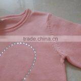 Latest Styles Girls Sweaters Pink Design School Sweaters Baby Sweater Design(BKNB1526) thumbnail-3