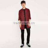 Italian Style Extra Long Sleeve Checked Shirts Famous Brand Shirts for Men thumbnail-2