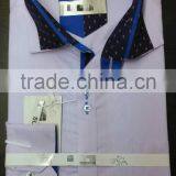 2014 Hot Design Fahsion Men Cotton Shirt Piping Collar Shirt thumbnail-1