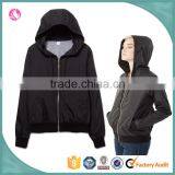 2016 Ladies Cheap Fancy Thin Light Waterproof Shiny Nylon Zipper up Jacket Wholesale thumbnail-1