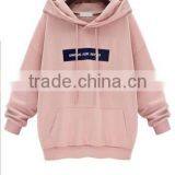 Wholesalep Oversize Woman Sweatshirt With Hood Popular Among Adults CVC(65/35) thumbnail-1