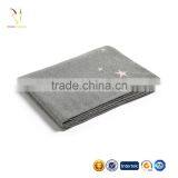 Baby Cashmere Knitted Blanket,Star Design Intarsia Blanket thumbnail-4