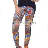 Fabric Sublimation Printing Running Leggings 2017 Apparel Plus Size Yoga Pants thumbnail-1