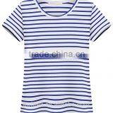 100% Microfiber Polyester Custom Stripe T-shirt thumbnail-2