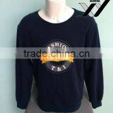 Royal Blue Fashion New Design Long Sleeve Men Hoodie Sweatshirt Without Hood Silk Screen Printing thumbnail-1