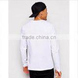 Bulk V-neck Long Line Blank t Shirt Men China Wholesale thumbnail-2